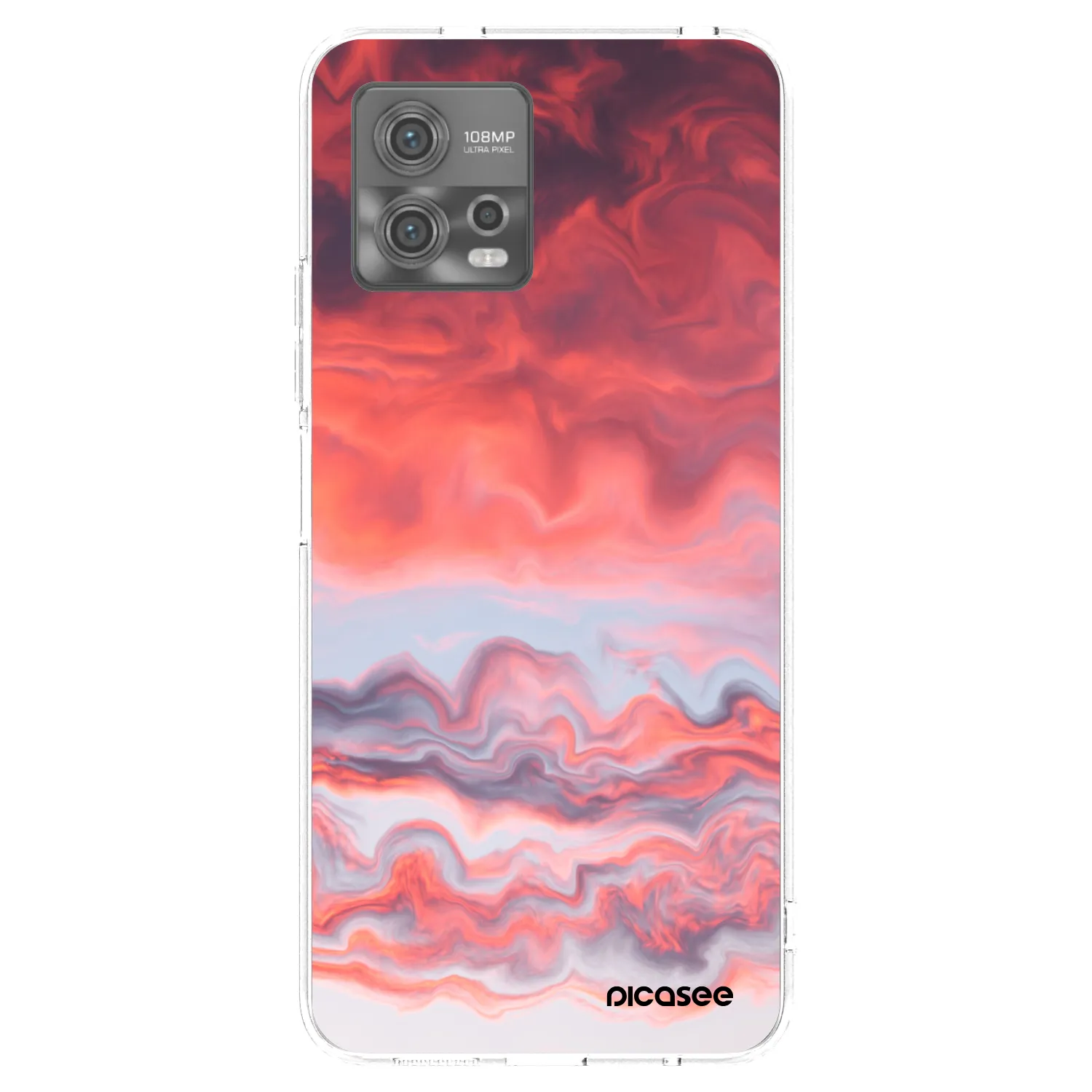 Picasee átlátszó szilikon tok az alábbi mobiltelefonokra Motorola Moto G72 - Sunset