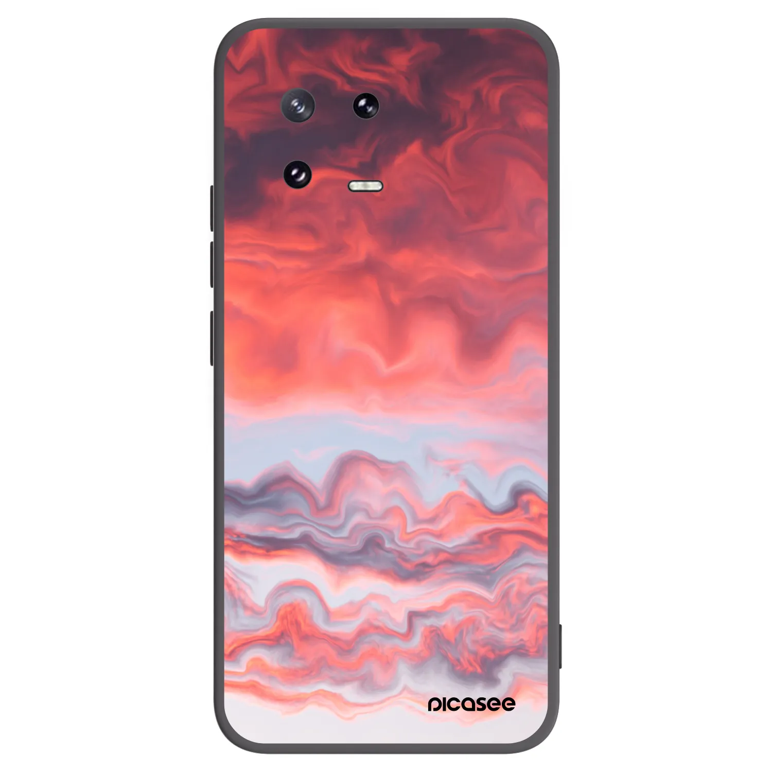 Picasee fekete szilikon tok az alábbi mobiltelefonokra Xiaomi 13 Pro - Sunset