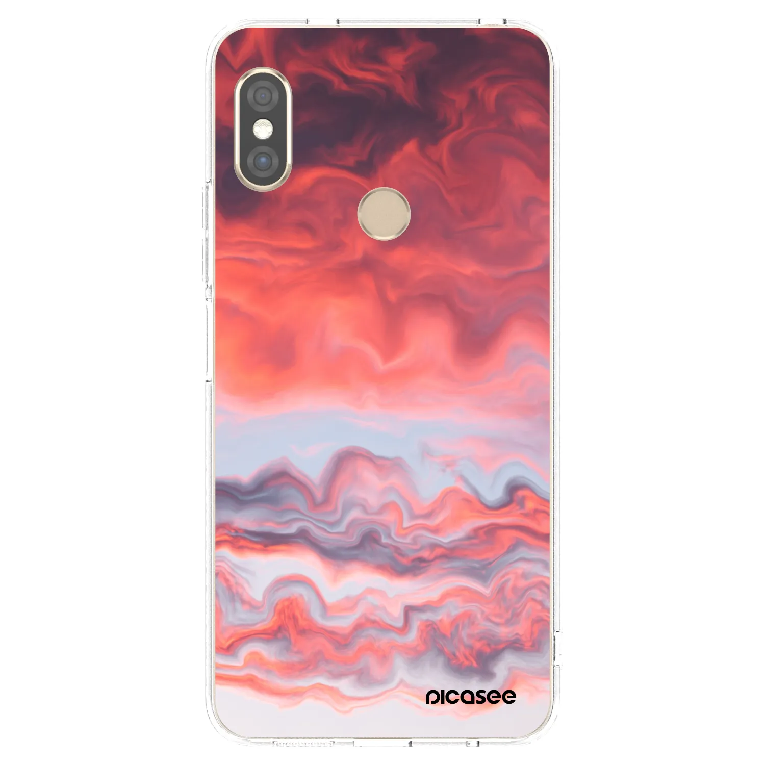 Picasee átlátszó szilikon tok az alábbi mobiltelefonokra Xiaomi Redmi Note 5 Global - Sunset