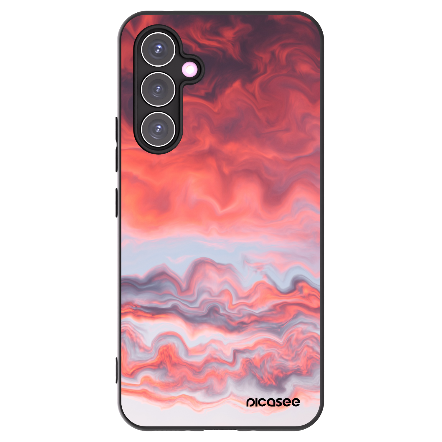 Picasee fekete szilikon tok az alábbi mobiltelefonokra Samsung Galaxy A54 5G A546B - Sunset