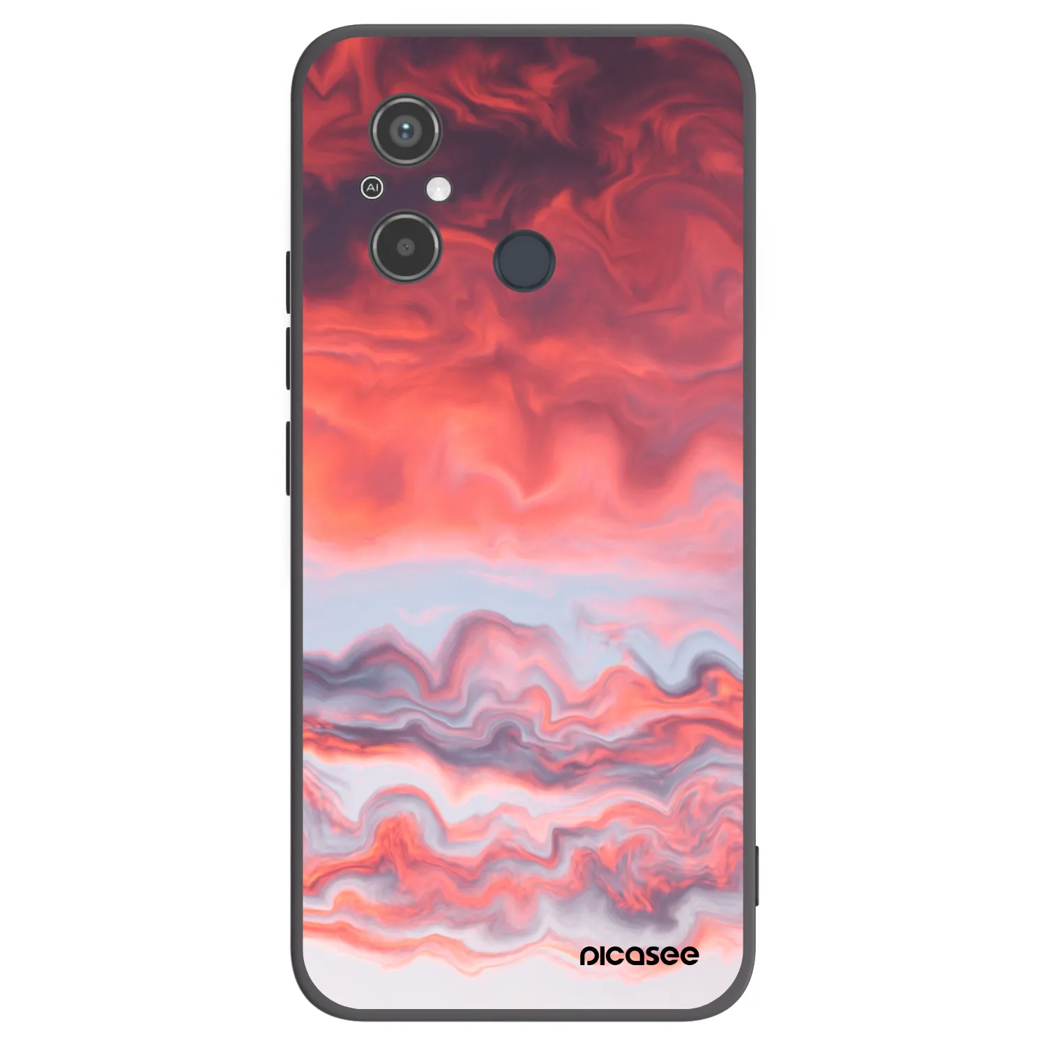 Picasee fekete szilikon tok az alábbi mobiltelefonokra Xiaomi Redmi 12C - Sunset