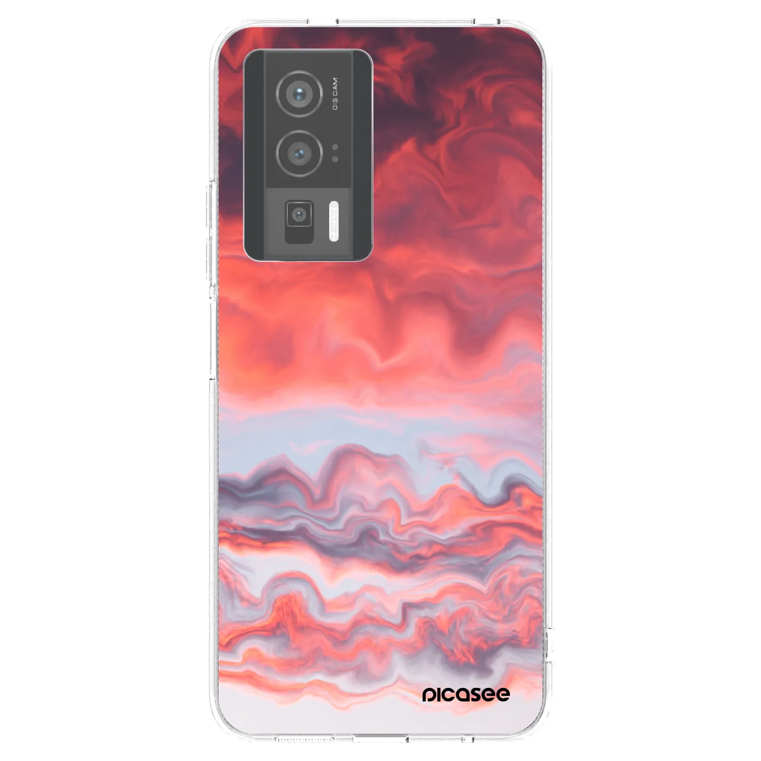 Picasee átlátszó szilikon tok az alábbi mobiltelefonokra Xiaomi Poco F5 Pro 5G - Sunset
