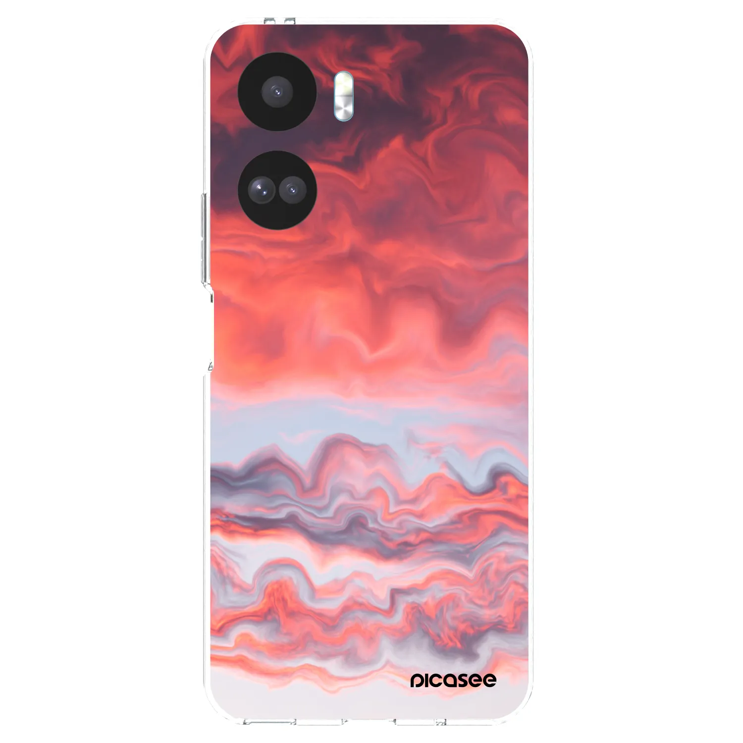 Picasee átlátszó szilikon tok az alábbi mobiltelefonokra Honor 90 Lite 5G - Sunset
