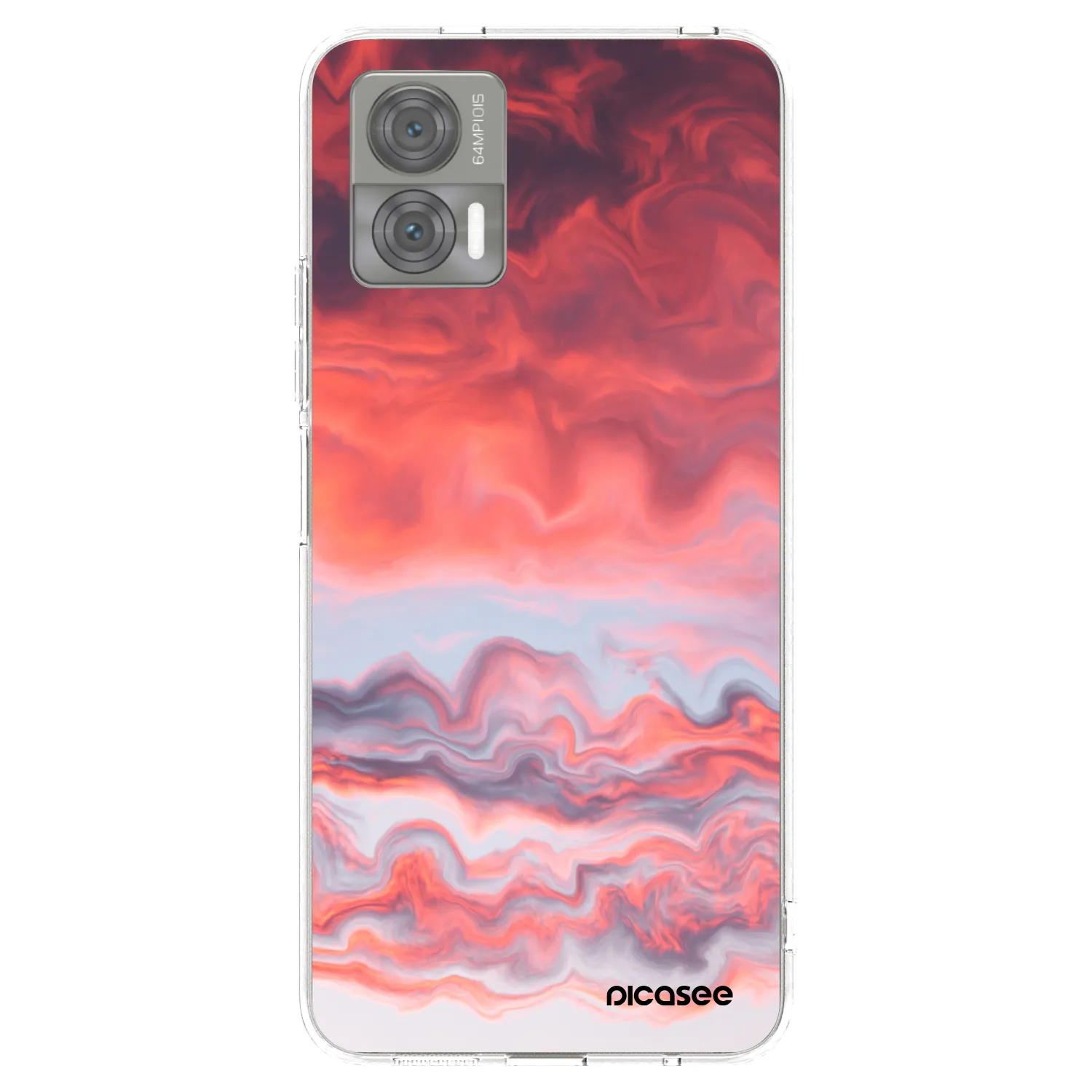 Picasee átlátszó szilikon tok az alábbi mobiltelefonokra Motorola Edge 30 Neo - Sunset