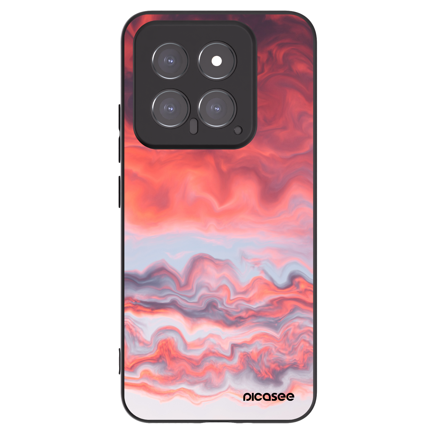 Picasee fekete szilikon tok az alábbi mobiltelefonokra Xiaomi 14 - Sunset