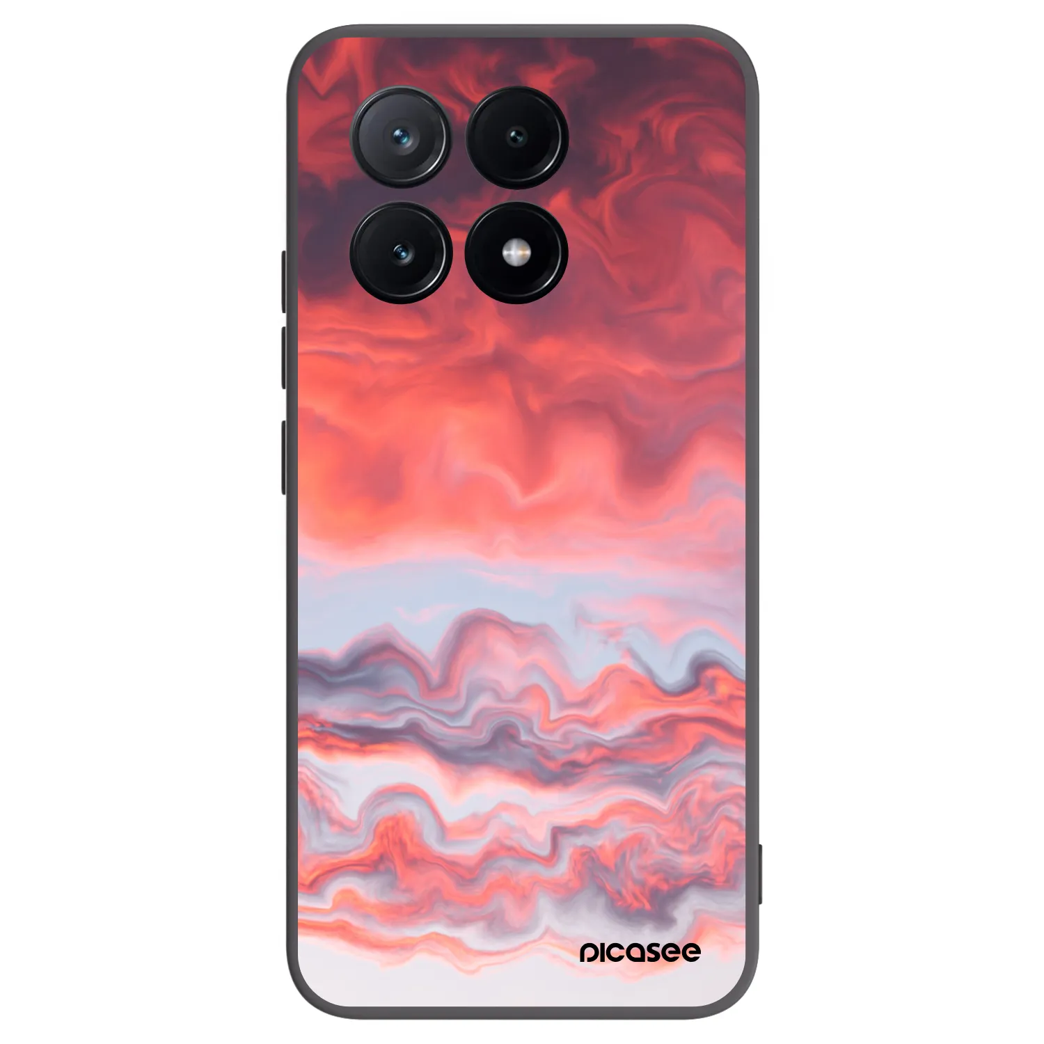 Picasee fekete szilikon tok az alábbi mobiltelefonokra Xiaomi Poco X6 Pro - Sunset