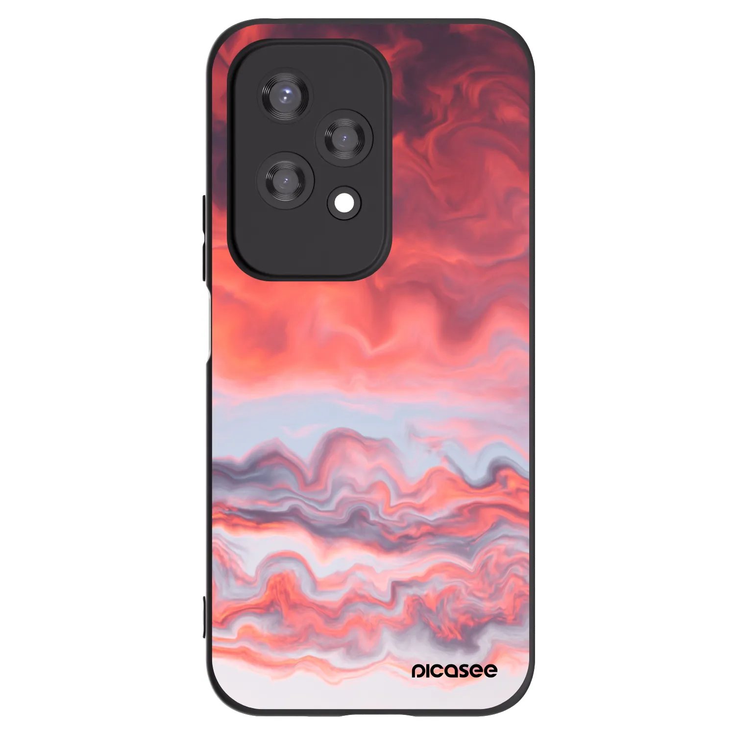 Picasee fekete szilikon tok az alábbi mobiltelefonokra Honor 200 Lite - Sunset