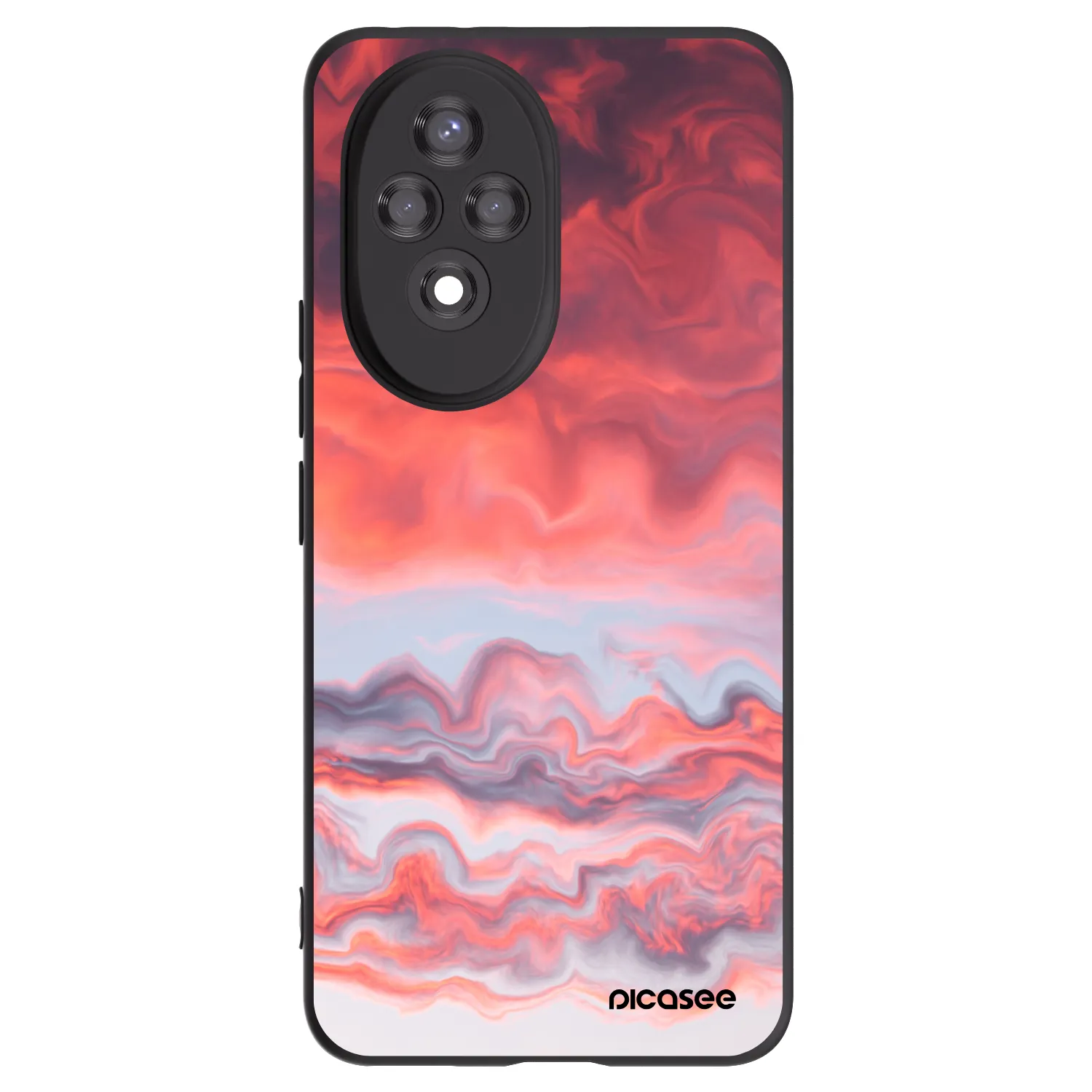 Picasee fekete szilikon tok az alábbi mobiltelefonokra Honor 200 5G - Sunset