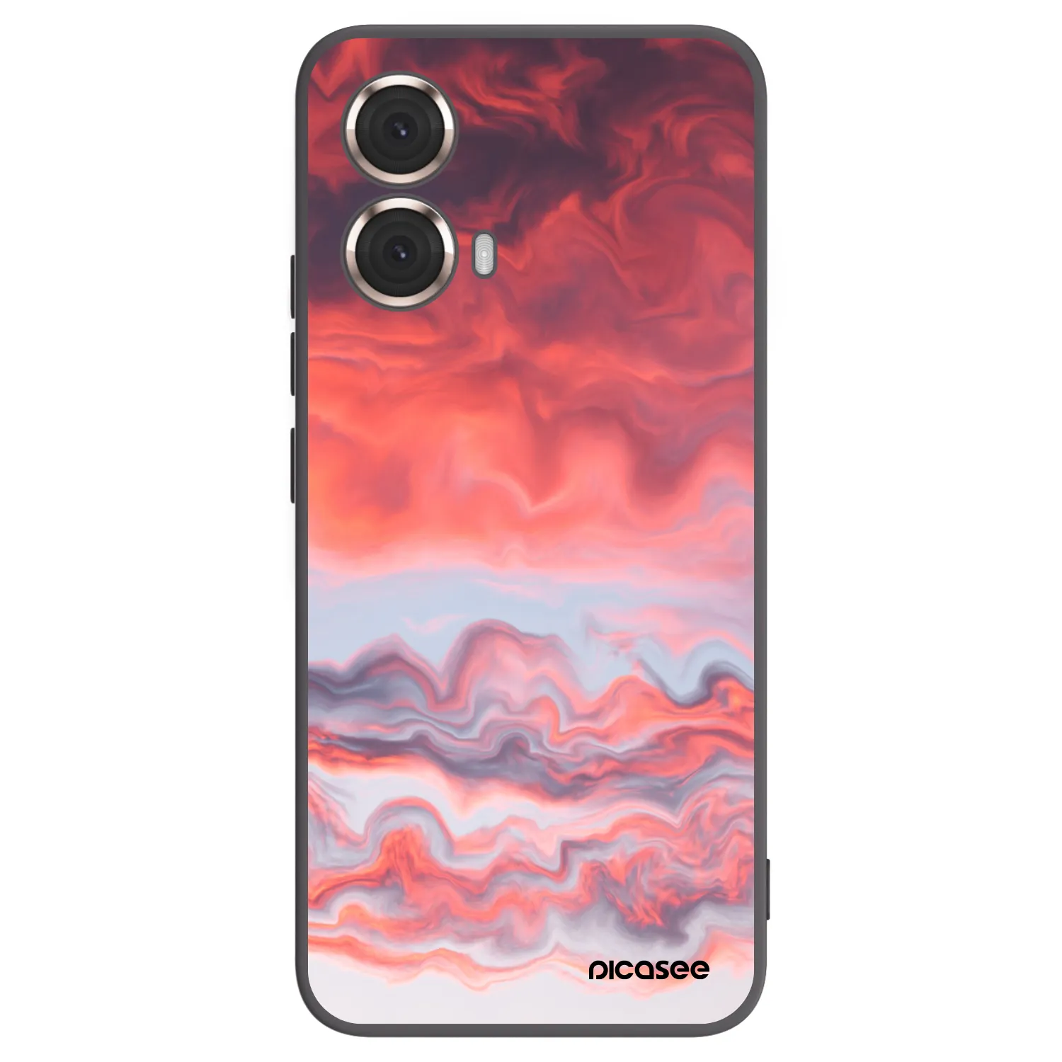 Picasee fekete szilikon tok az alábbi mobiltelefonokra Motorola Moto G85 - Sunset