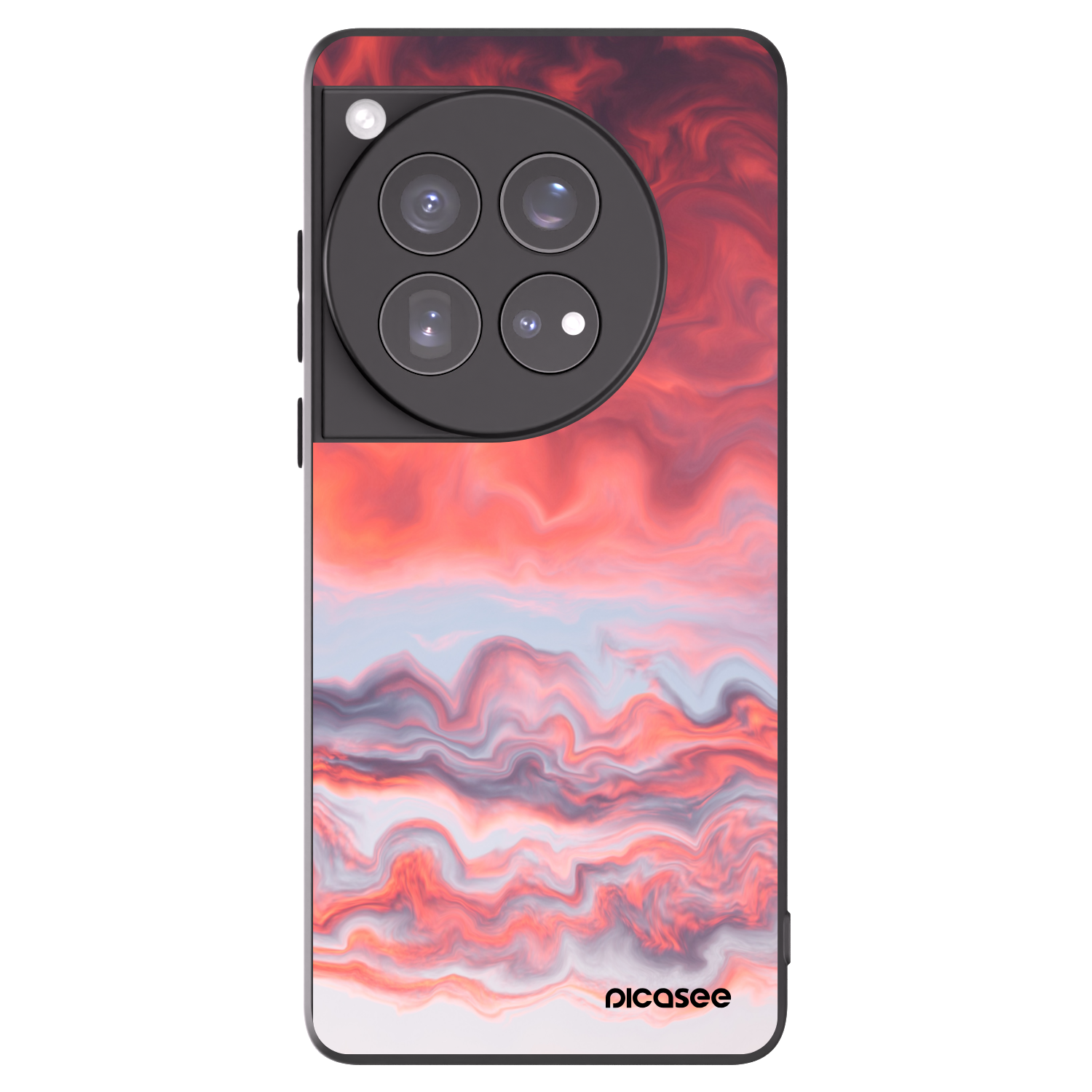 Picasee fekete szilikon tok az alábbi mobiltelefonokra OnePlus 12 5G - Sunset