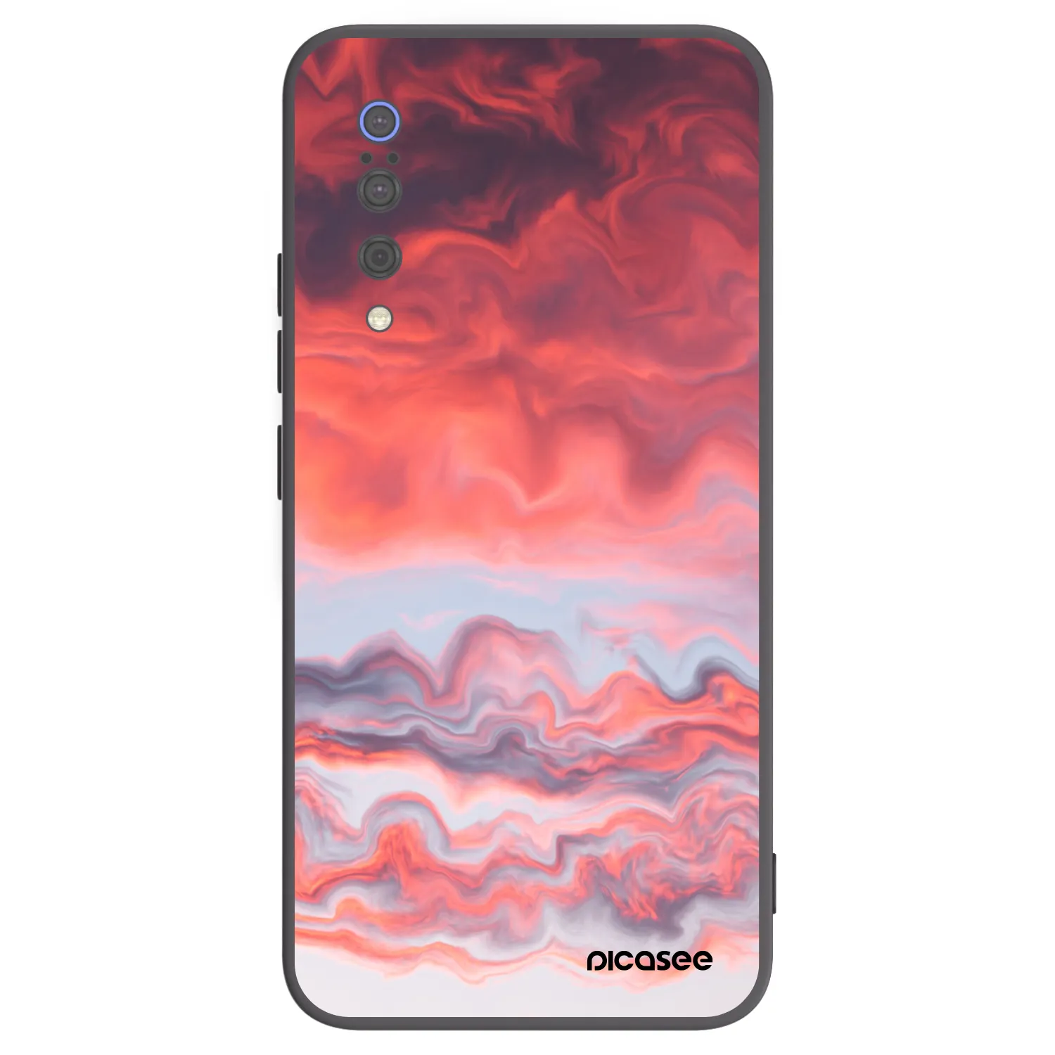 Picasee fekete szilikon tok az alábbi mobiltelefonokra Xiaomi Mi 9 - Sunset