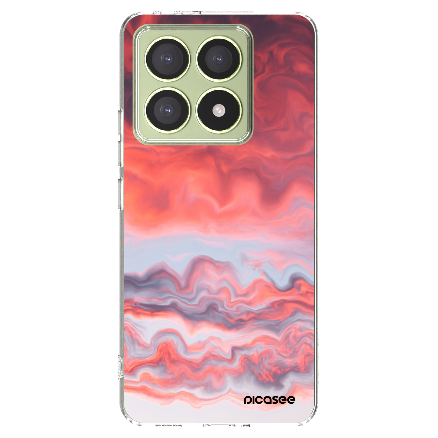 Picasee átlátszó szilikon tok az alábbi mobiltelefonokra Xiaomi 14T - Sunset