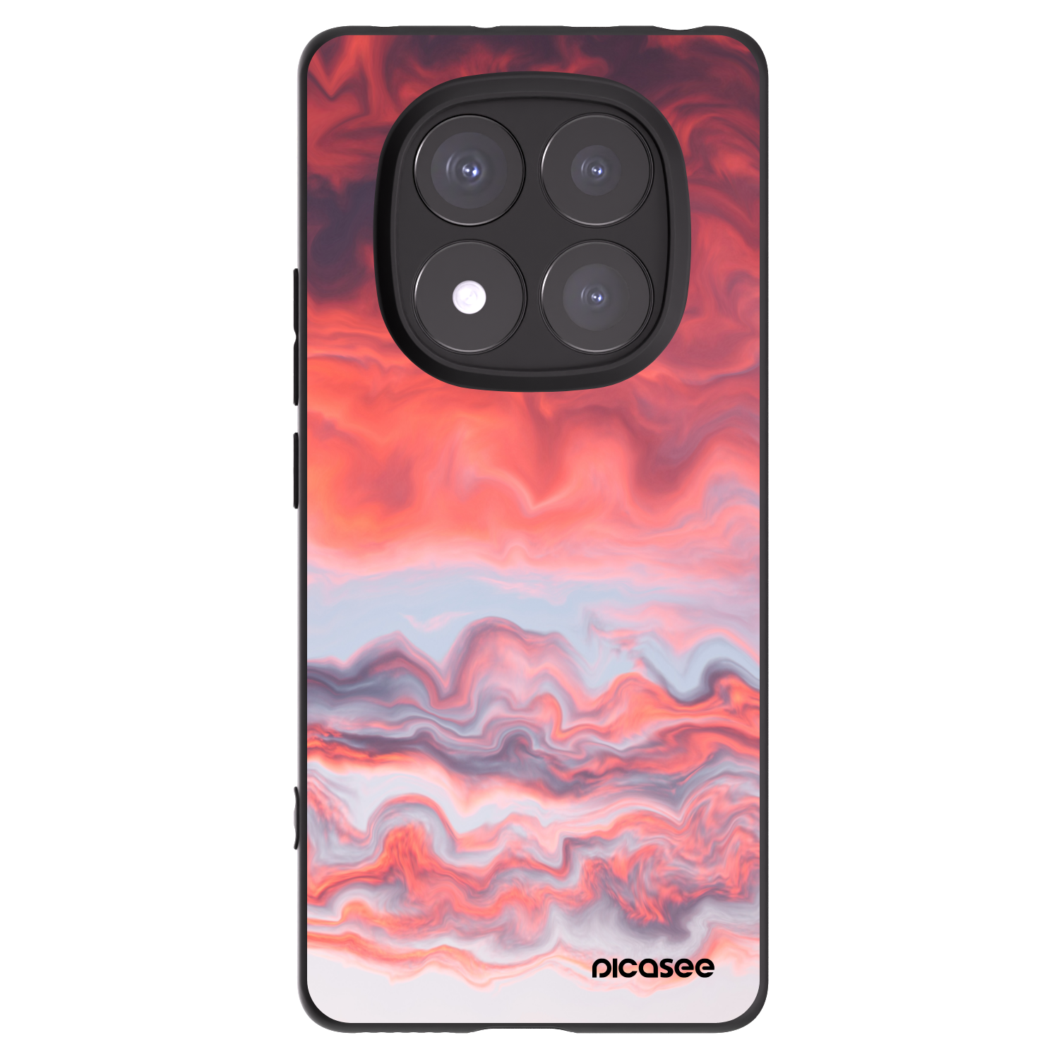 Picasee fekete szilikon tok az alábbi mobiltelefonokra Xiaomi Redmi Note 14 Pro 5G - Sunset