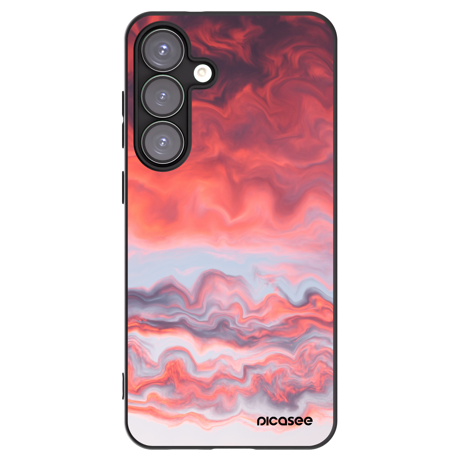 Picasee fekete szilikon tok az alábbi mobiltelefonokra Samsung Galaxy S25+ 5G - Sunset