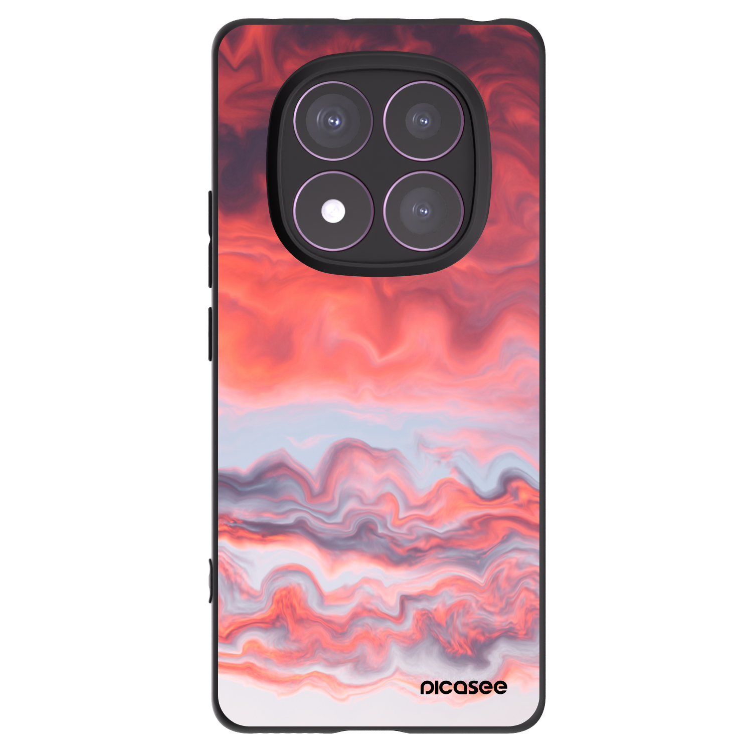 Picasee fekete szilikon tok az alábbi mobiltelefonokra Xiaomi Redmi Note 14 Pro 4G - Sunset
