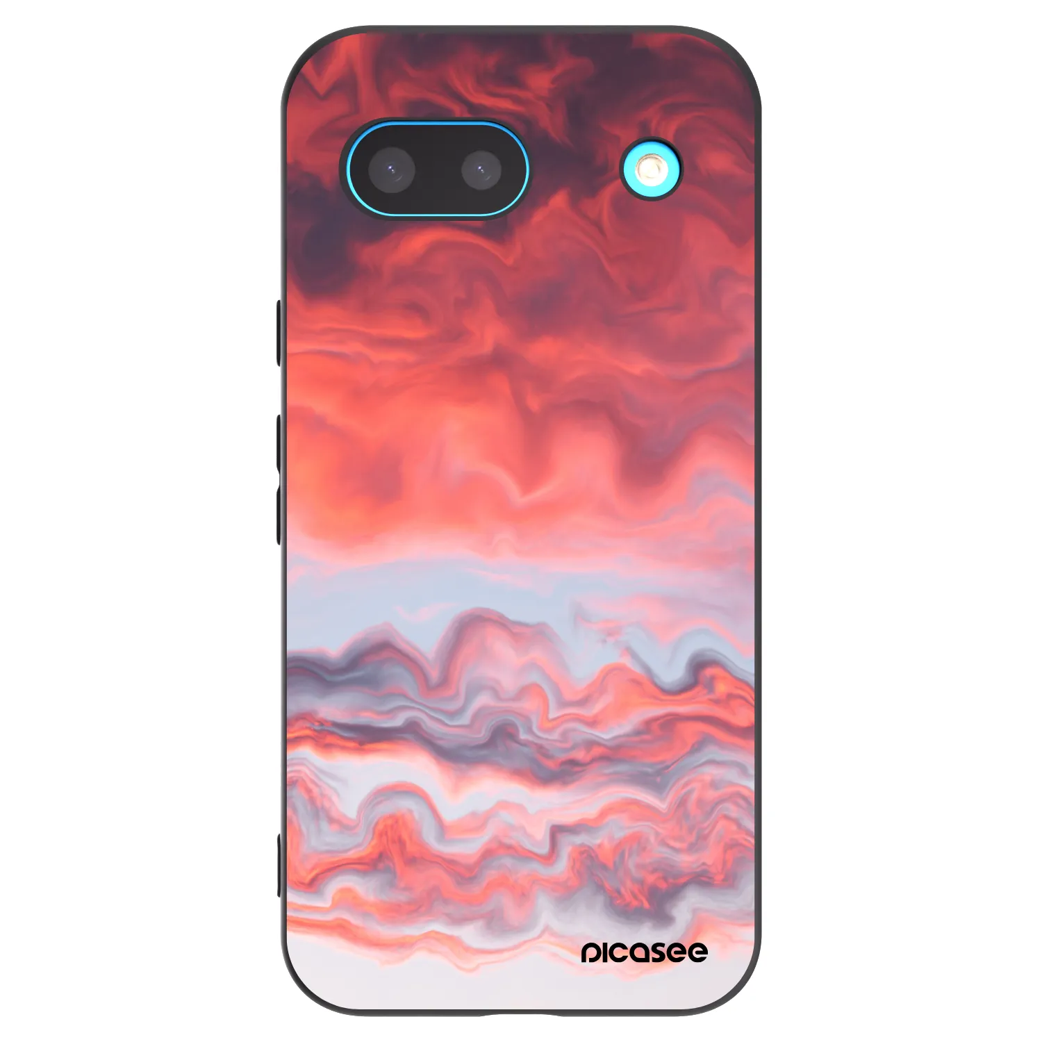 Picasee fekete szilikon tok az alábbi mobiltelefonokra Google Pixel 8a - Sunset