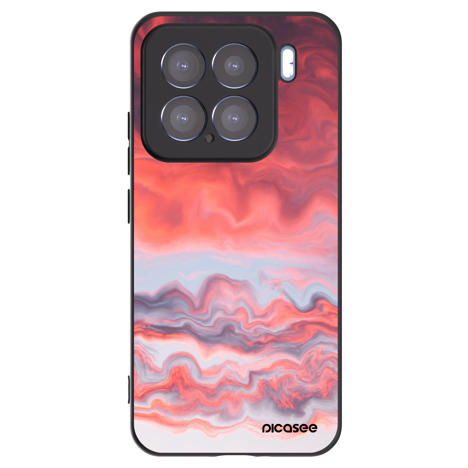 Picasee fekete szilikon tok az alábbi mobiltelefonokra Xiaomi 15 - Sunset