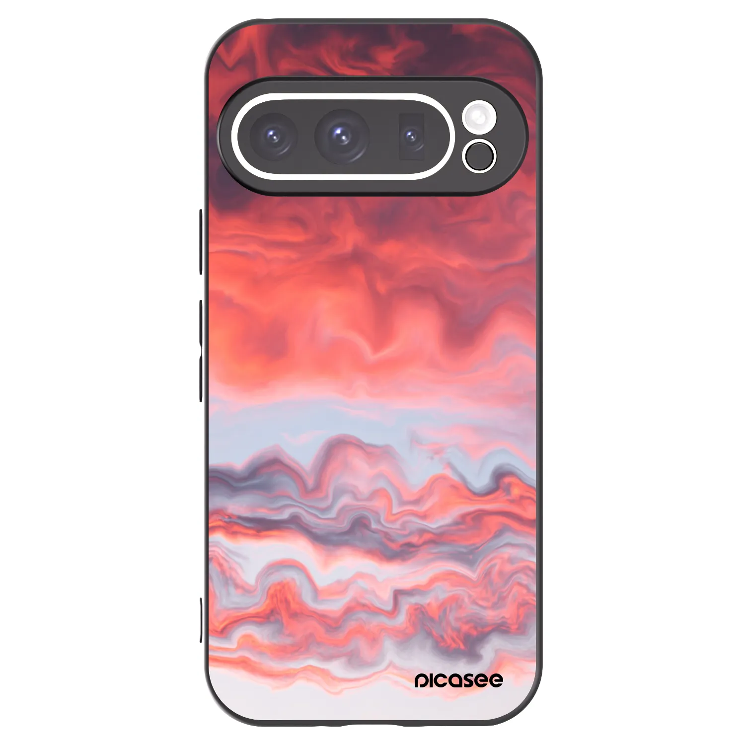 Picasee fekete szilikon tok az alábbi mobiltelefonokra Google Pixel 9 Pro - Sunset