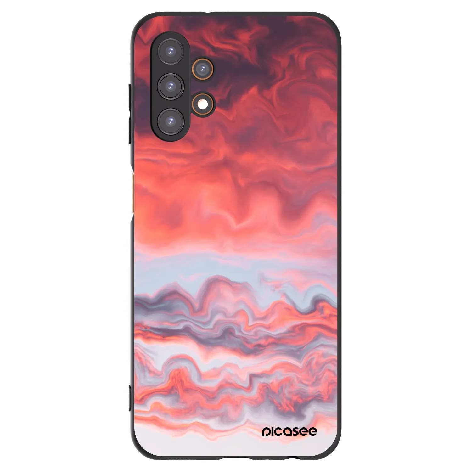Picasee fekete szilikon tok az alábbi mobiltelefonokra Samsung Galaxy A13 5G - Sunset