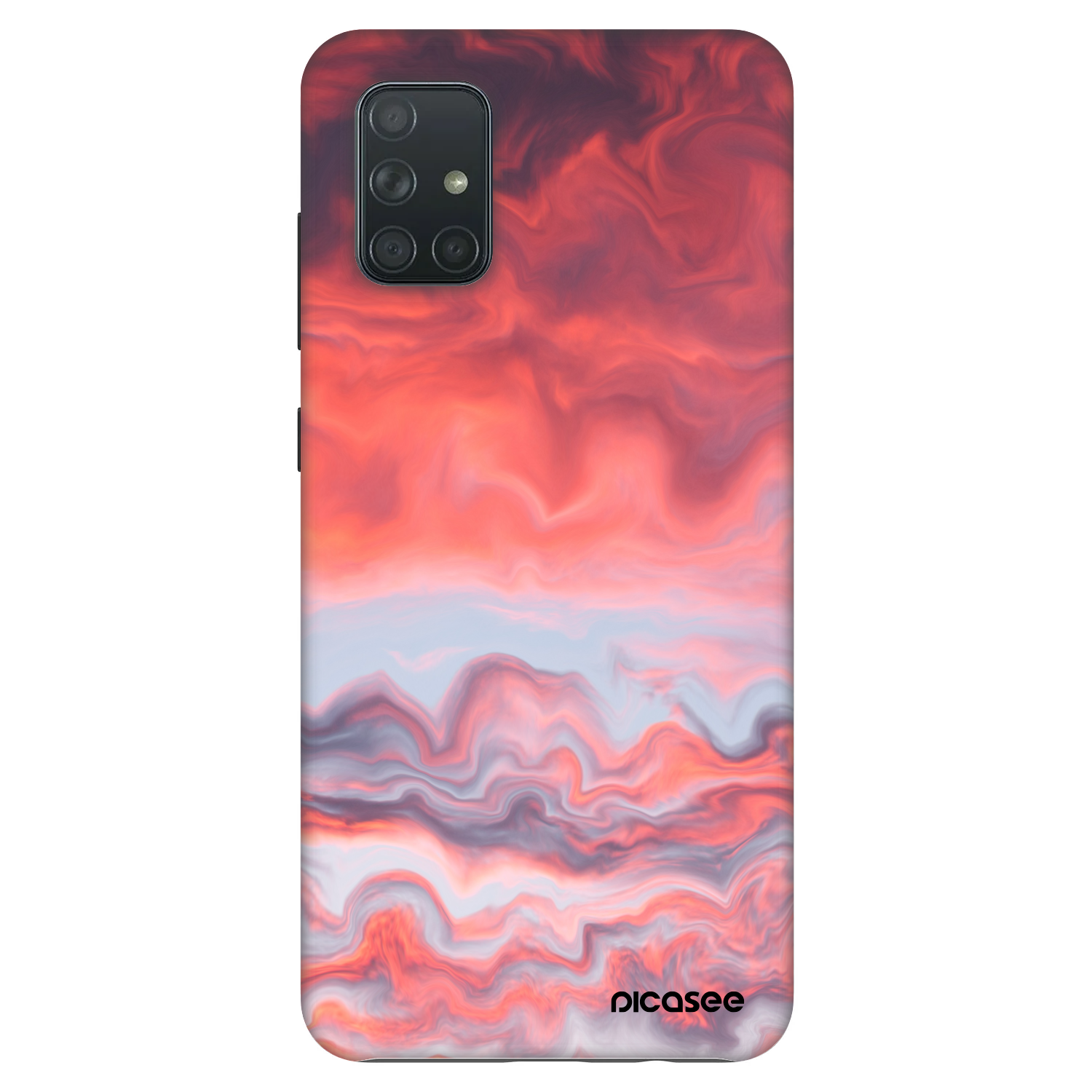 Picasee Fashion Case Samsung Galaxy A71 A715F - Sunset