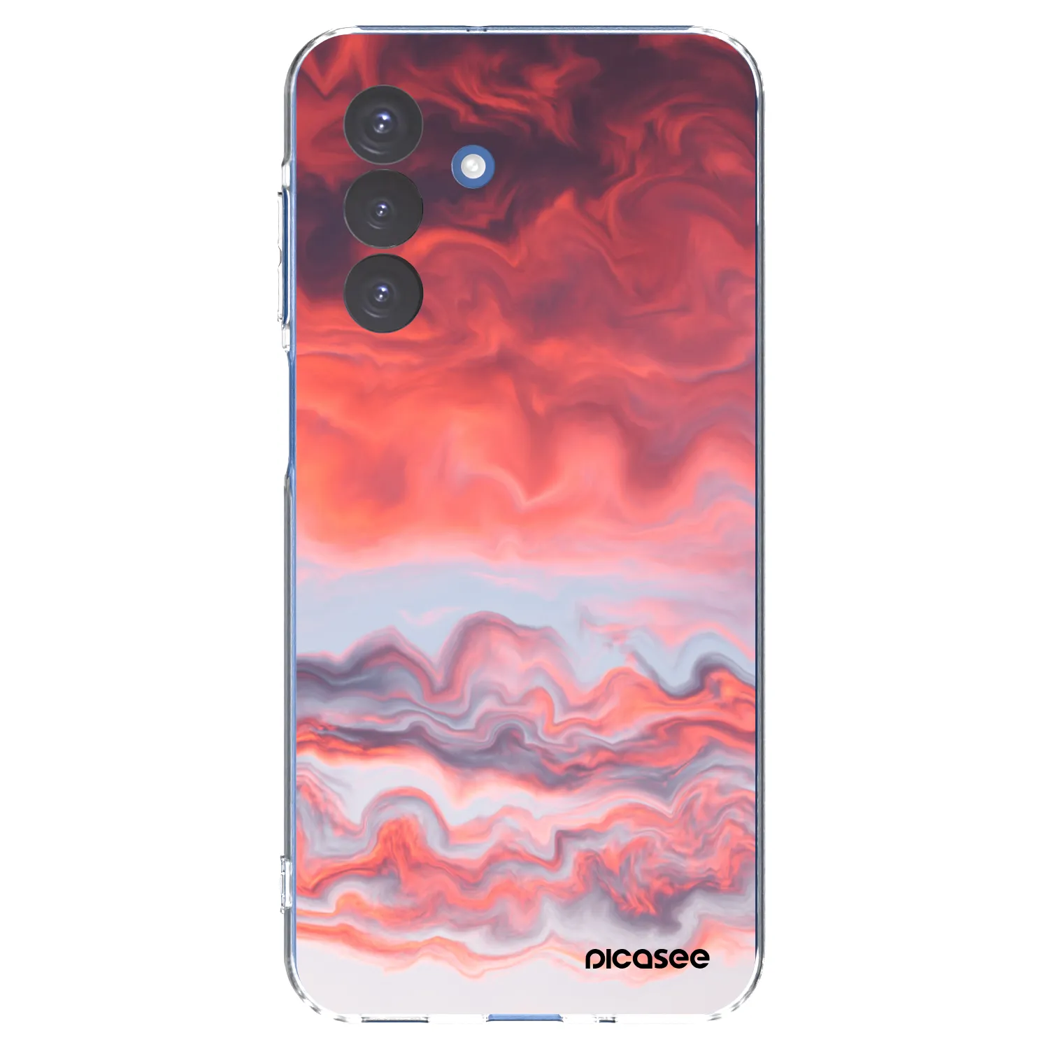 Picasee átlátszó szilikon tok az alábbi mobiltelefonokra Samsung Galaxy A17 5G - Sunset