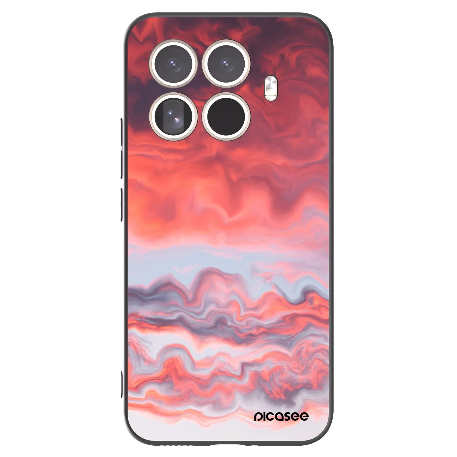 Picasee fekete szilikon tok az alábbi mobiltelefonokra Xiaomi 15T Pro - Sunset