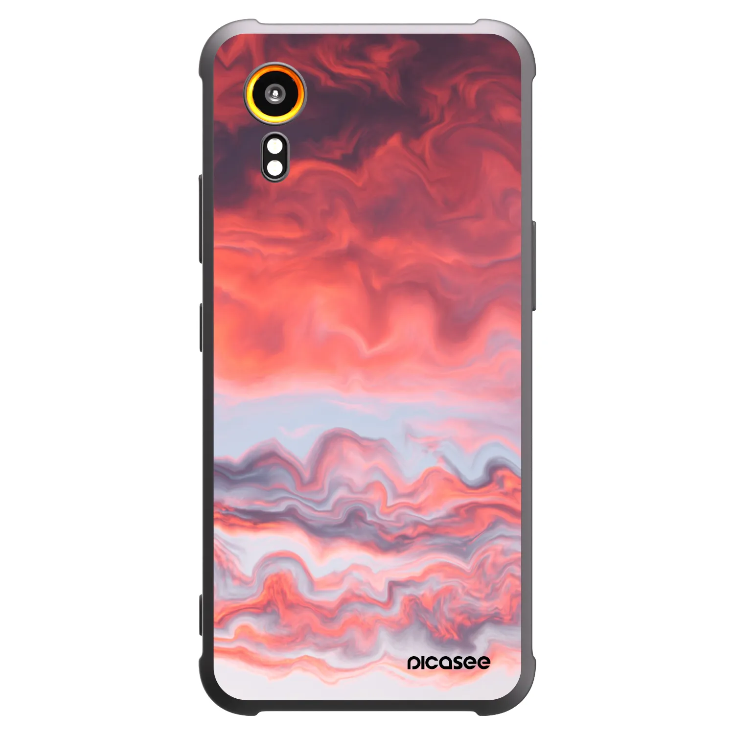 Picasee fekete szilikon tok az alábbi mobiltelefonokra Samsung Galaxy Xcover 7 - Sunset