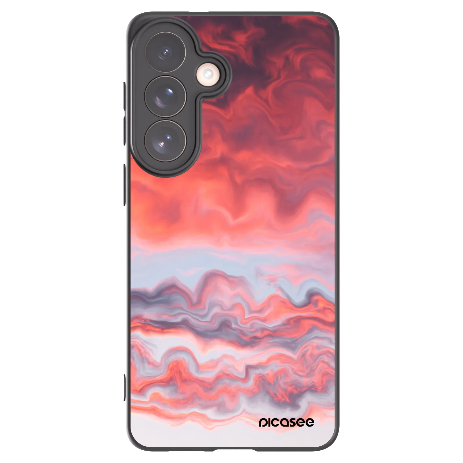 Picasee fekete szilikon tok az alábbi mobiltelefonokra Samsung Galaxy S26+ - Sunset