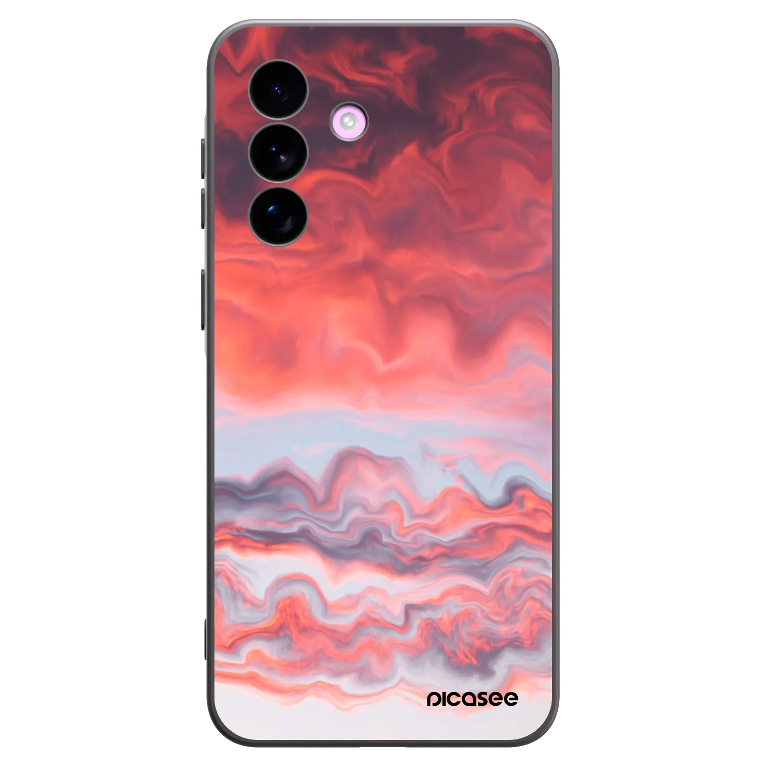 Picasee fekete szilikon tok az alábbi mobiltelefonokra Samsung Galaxy A57 5G - Sunset