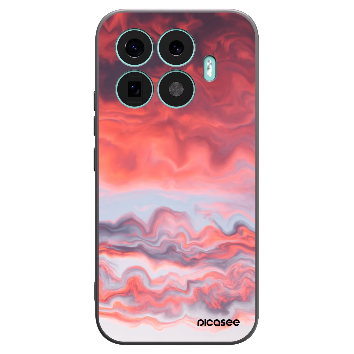 Picasee fekete szilikon tok az alábbi mobiltelefonokra Xiaomi 17T - Sunset