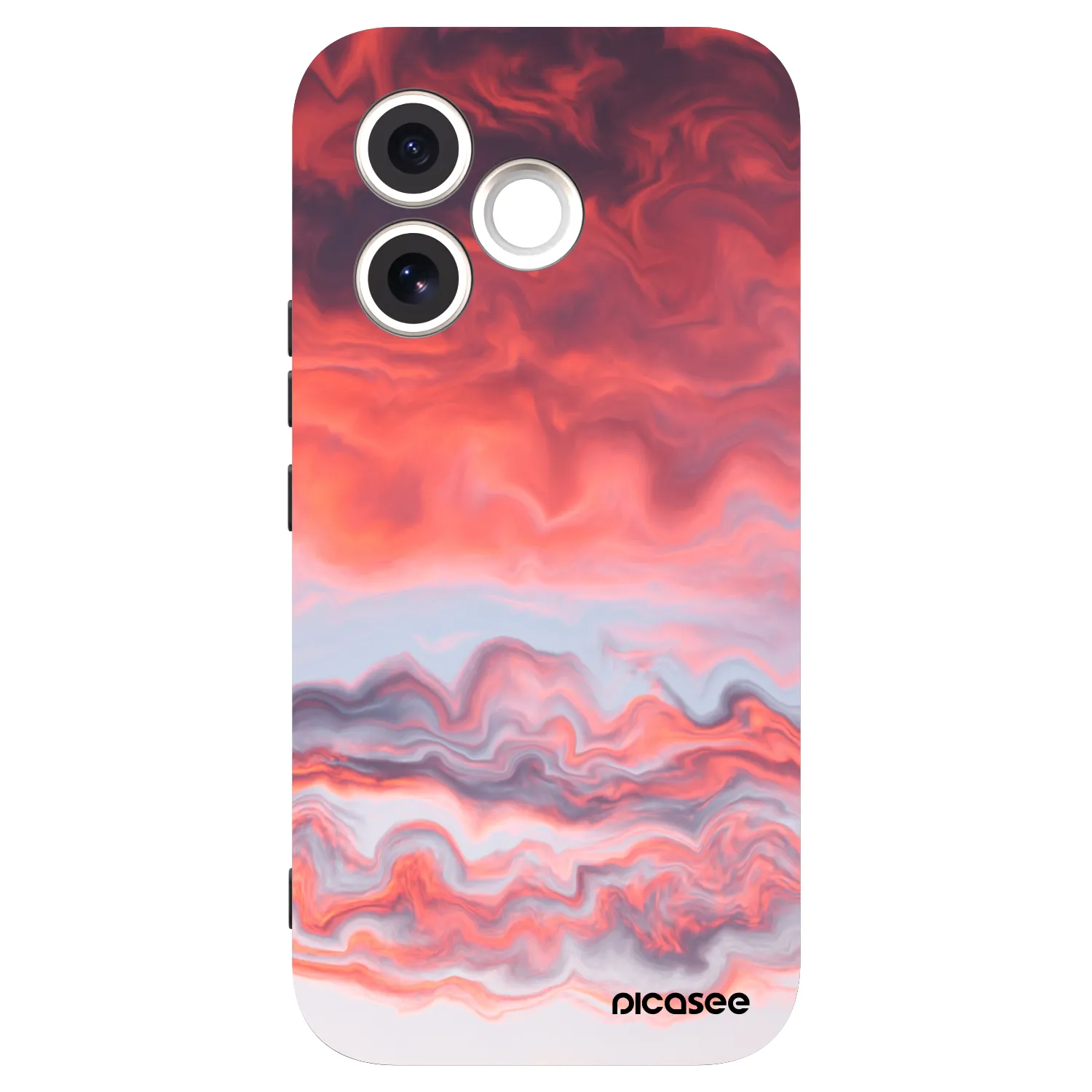 Picasee fekete szilikon tok az alábbi mobiltelefonokra Honor 600 Lite - Sunset