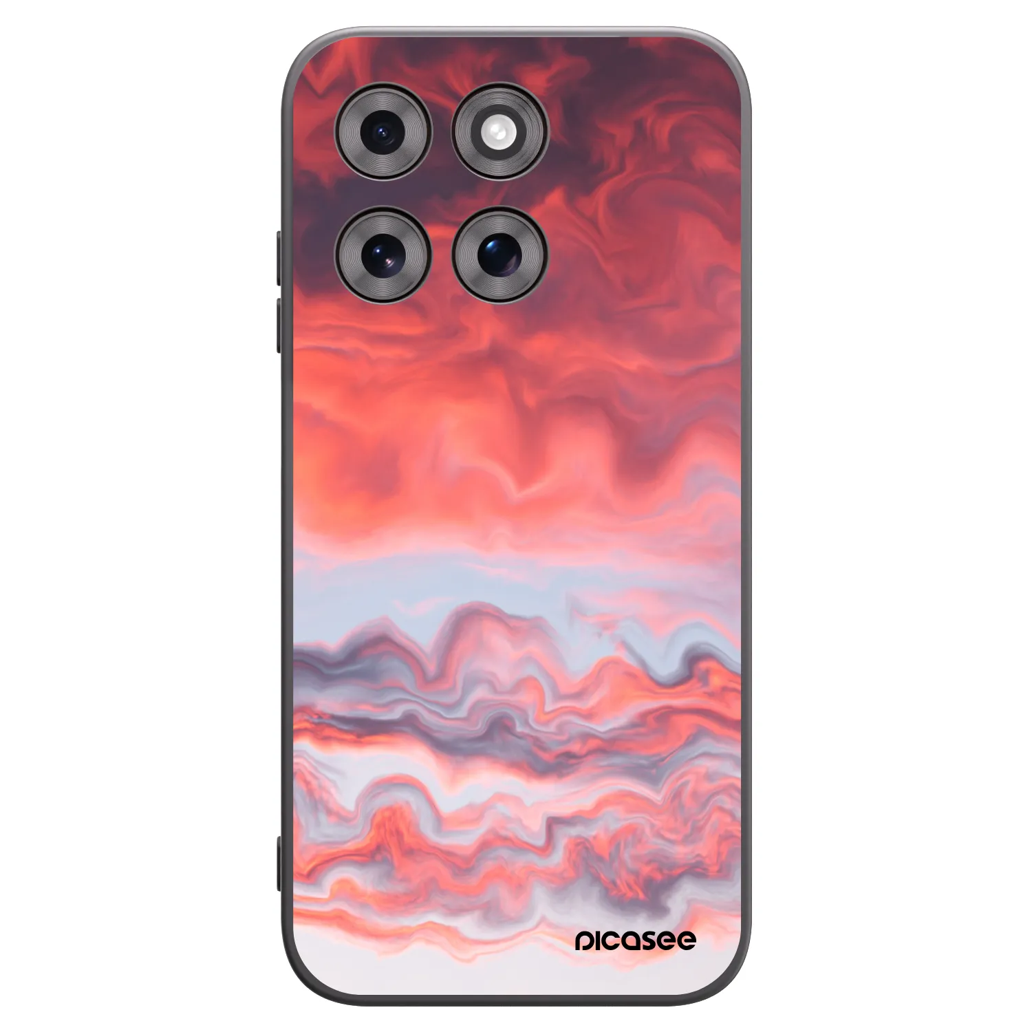 Picasee fekete szilikon tok az alábbi mobiltelefonokra Motorola Moto G77 - Sunset