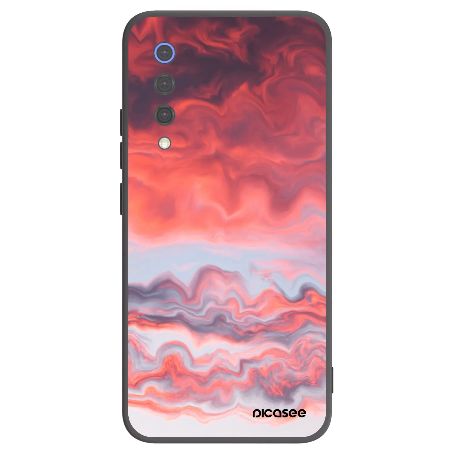 Picasee fekete szilikon tok az alábbi mobiltelefonokra Xiaomi Mi 9 SE - Sunset