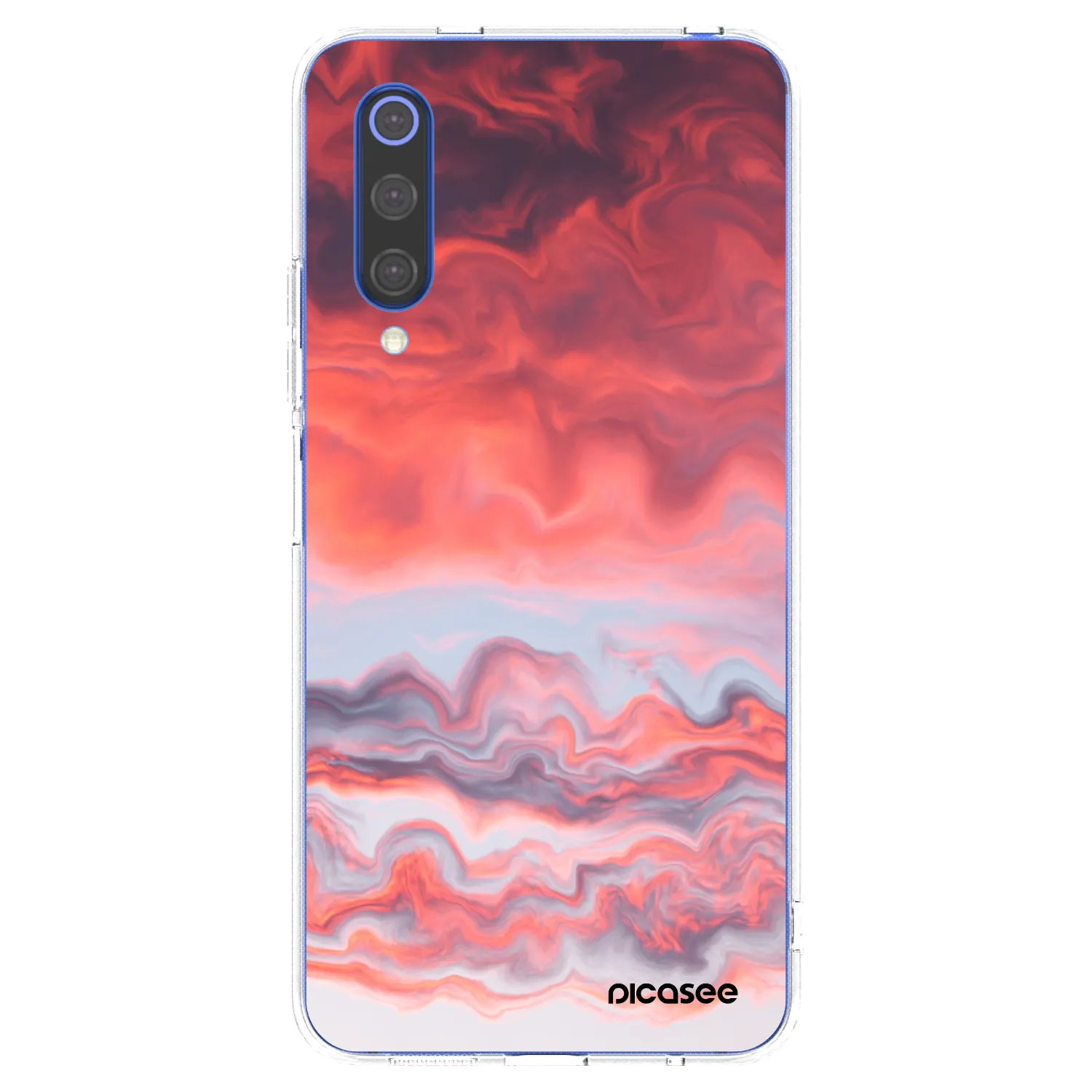 Picasee átlátszó szilikon tok az alábbi mobiltelefonokra Xiaomi Mi 9 SE - Sunset