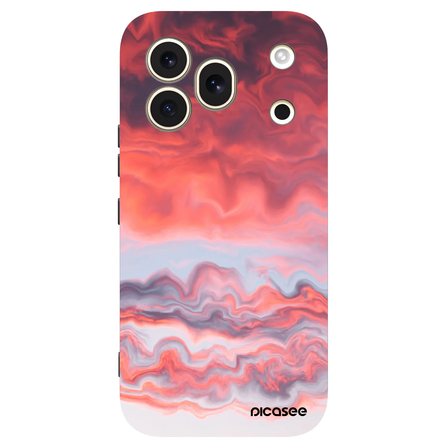 Picasee fekete szilikon tok az alábbi mobiltelefonokra Honor 600 Pro - Sunset