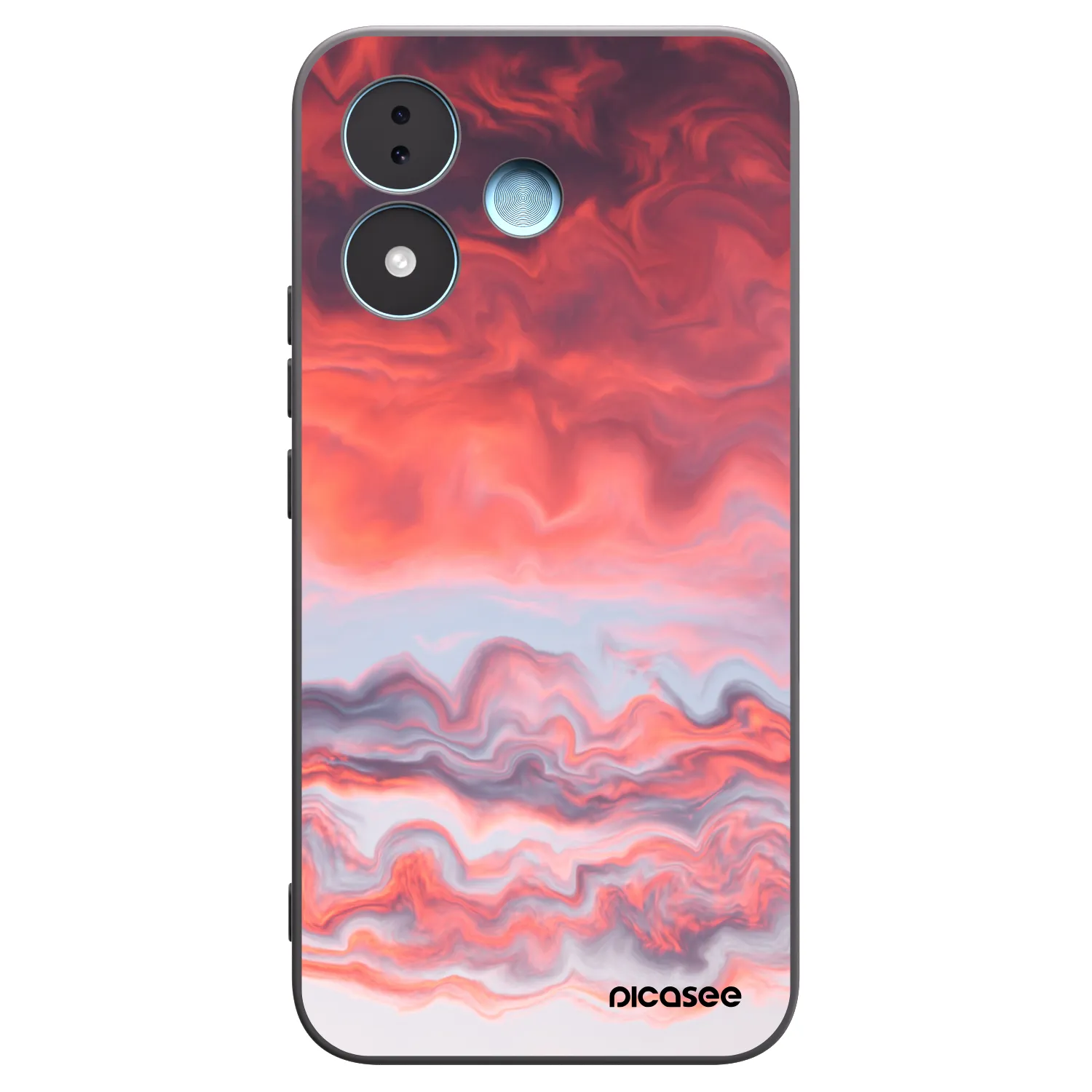 Picasee fekete szilikon tok az alábbi mobiltelefonokra Xiaomi Redmi Note 17 5G - Sunset