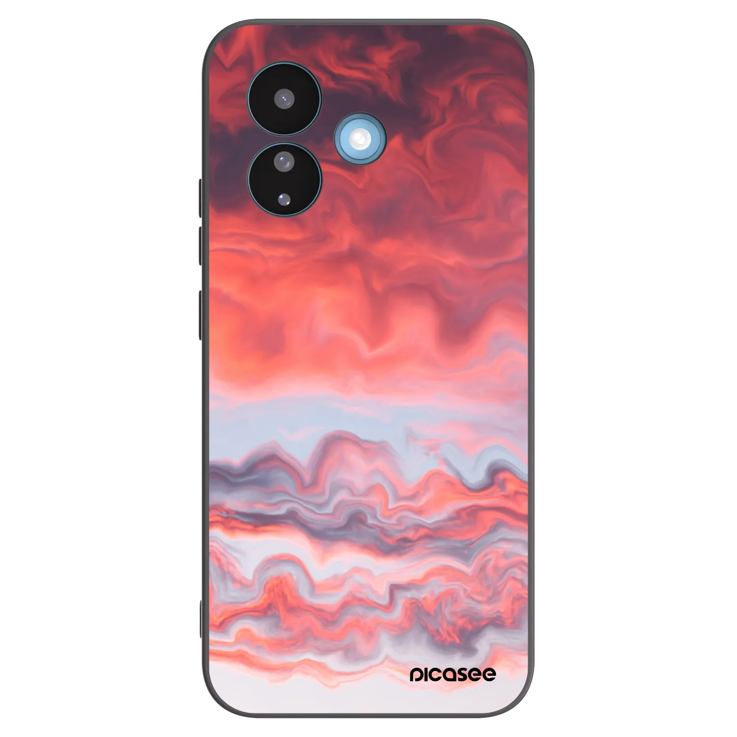 Picasee fekete szilikon tok az alábbi mobiltelefonokra Xiaomi Redmi Note 17 Pro 5G - Sunset