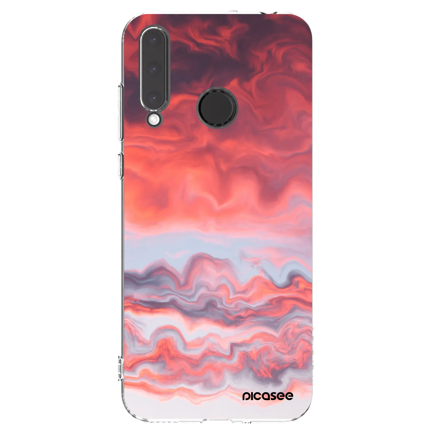 Picasee átlátszó szilikon tok az alábbi mobiltelefonokra Honor 20 Lite - Sunset