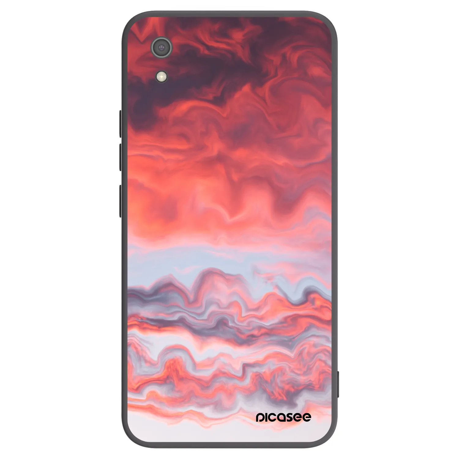 Picasee fekete szilikon tok az alábbi mobiltelefonokra Xiaomi Redmi 7A - Sunset