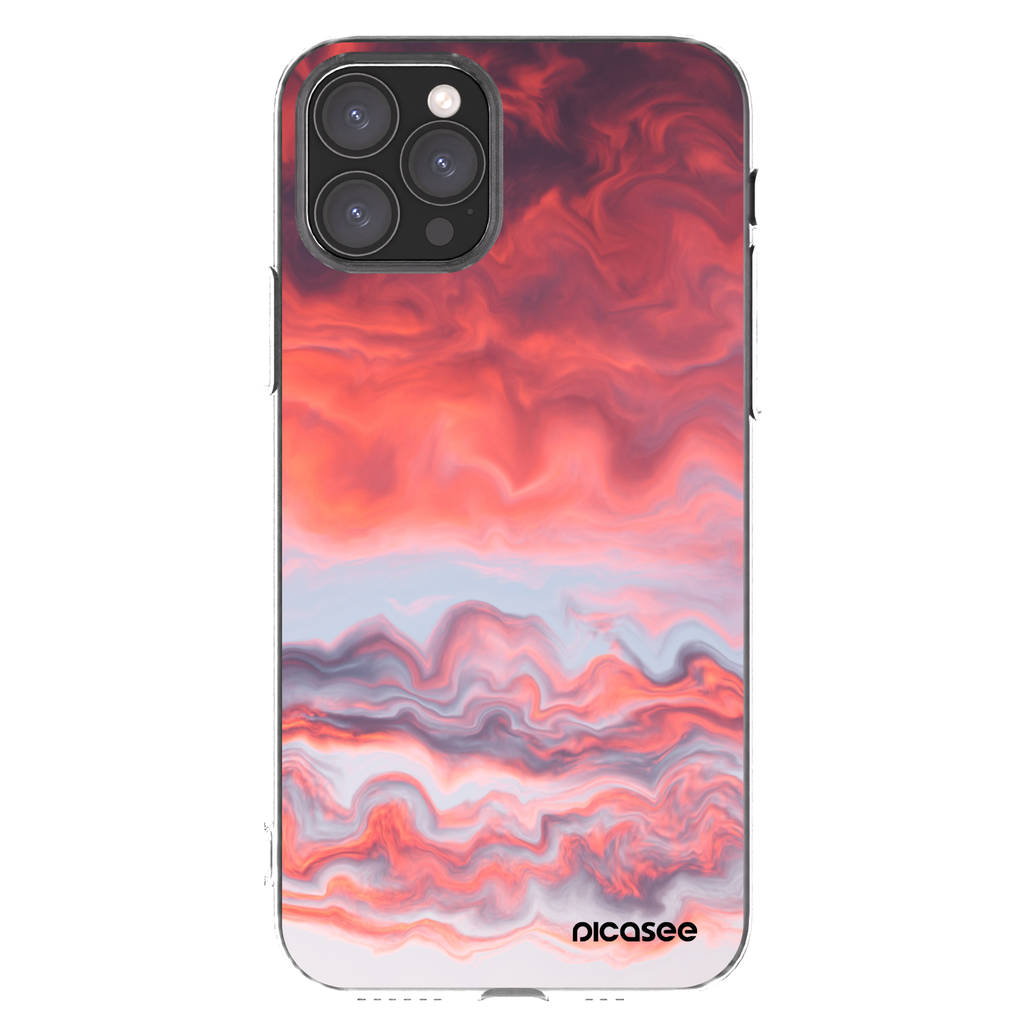 Picasee átlátszó szilikon tok az alábbi mobiltelefonokra Apple iPhone 11 Pro - Sunset