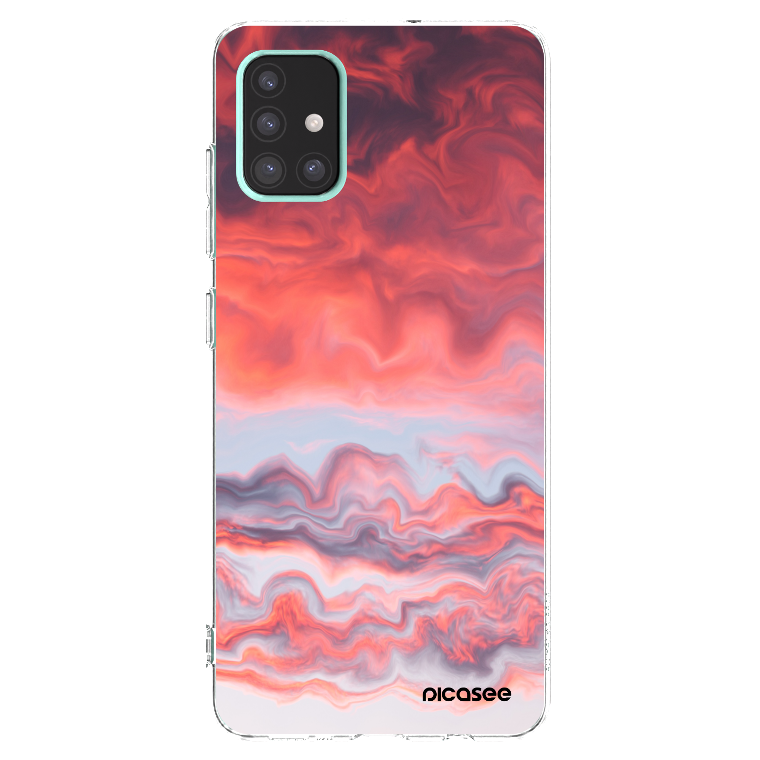 Picasee átlátszó szilikon tok az alábbi mobiltelefonokra Samsung Galaxy A51 A515F - Sunset