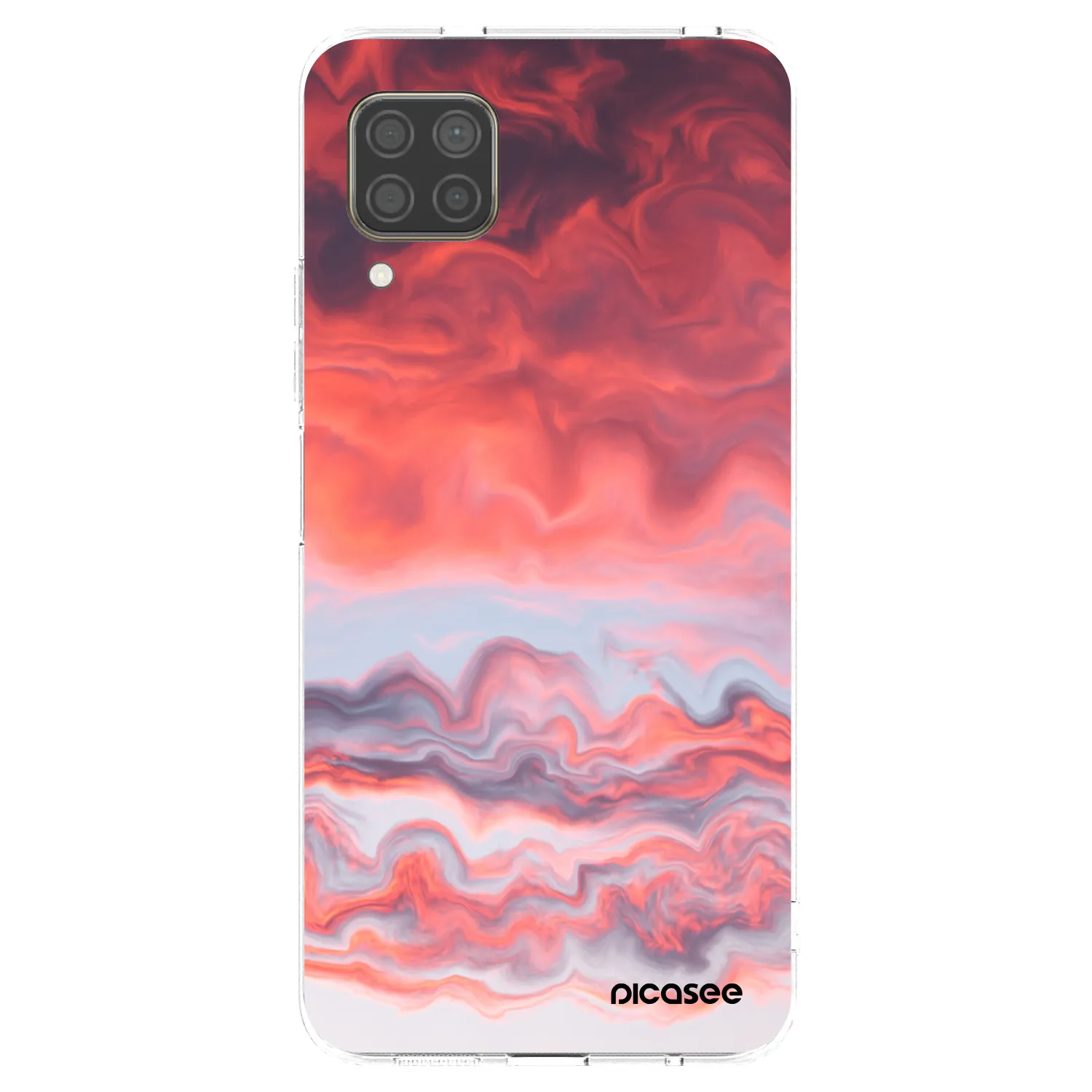 Picasee átlátszó szilikon tok az alábbi mobiltelefonokra Huawei P40 Lite - Sunset