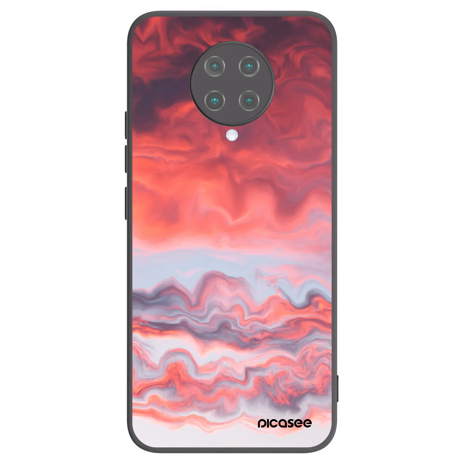 Picasee fekete szilikon tok az alábbi mobiltelefonokra Xiaomi Poco F2 Pro - Sunset
