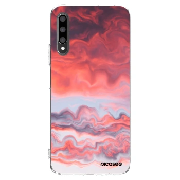 Picasee átlátszó szilikon tok az alábbi mobiltelefonokra Honor 9X Pro - Sunset