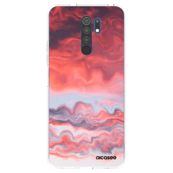 Picasee átlátszó szilikon tok az alábbi mobiltelefonokra Xiaomi Redmi 9 - Sunset