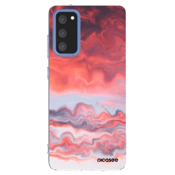 Picasee átlátszó szilikon tok az alábbi mobiltelefonokra Samsung Galaxy S20 FE - Sunset