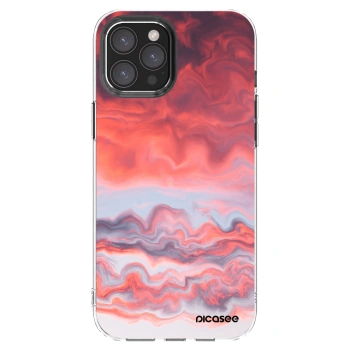 Picasee átlátszó szilikon tok az alábbi mobiltelefonokra Apple iPhone 12 Pro Max - Sunset