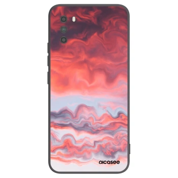 Picasee fekete szilikon tok az alábbi mobiltelefonokra Xiaomi Poco M3 - Sunset