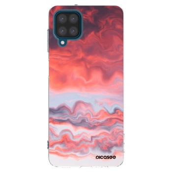 Picasee átlátszó szilikon tok az alábbi mobiltelefonokra Samsung Galaxy A12 A125F - Sunset