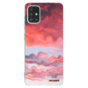 Picasee átlátszó szilikon tok az alábbi mobiltelefonokra Samsung Galaxy M31s - Sunset